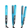 Cross-border straight board clip LCD smart temperature control tractor enderezador doméstico de doble uso perm electric splice alisador de pelo SHINON 8637 Item Picture